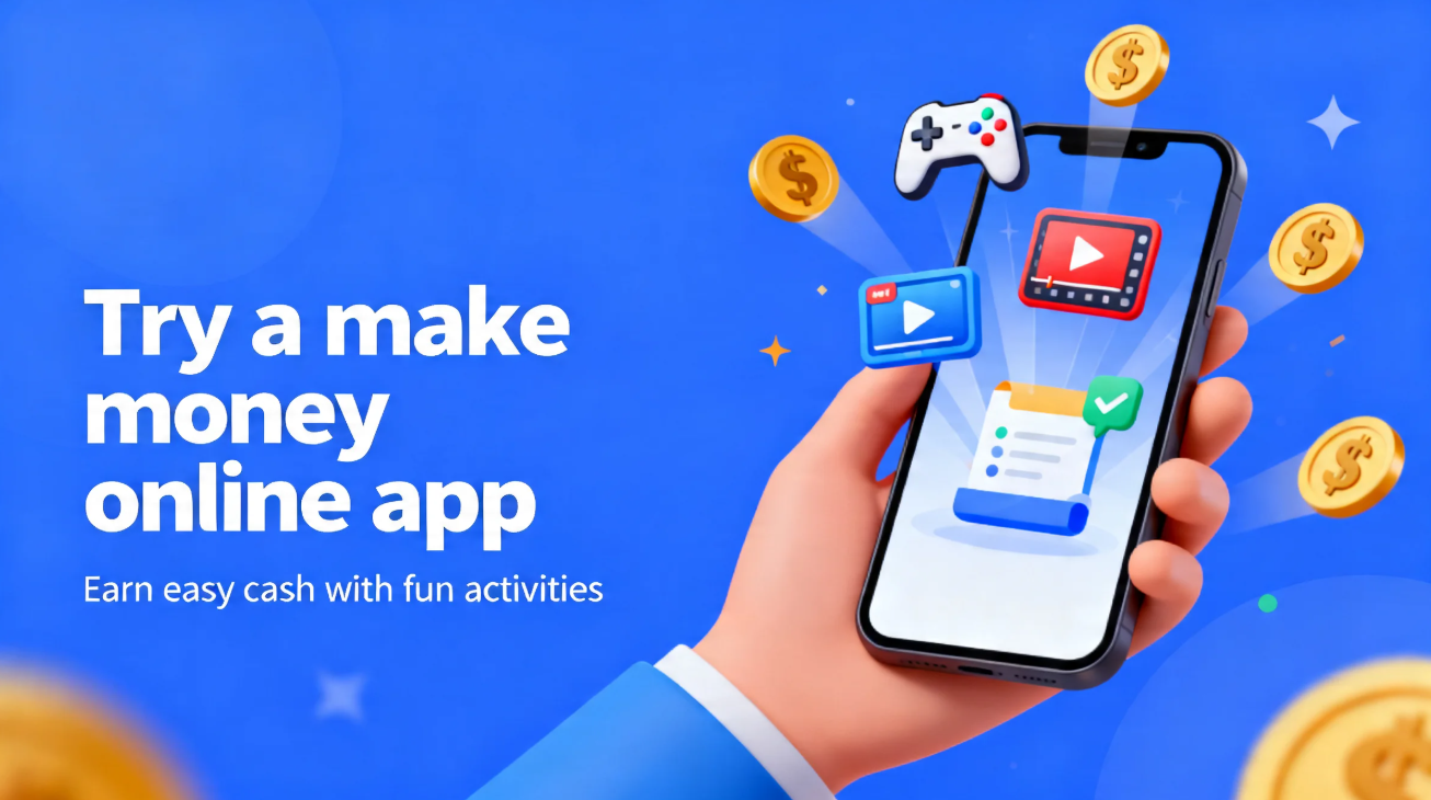Try a make money online app