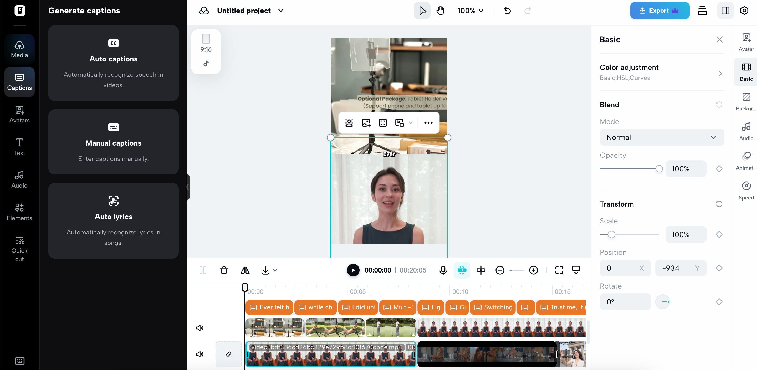 Refine your video