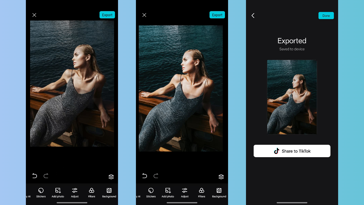 Export with no watermarks