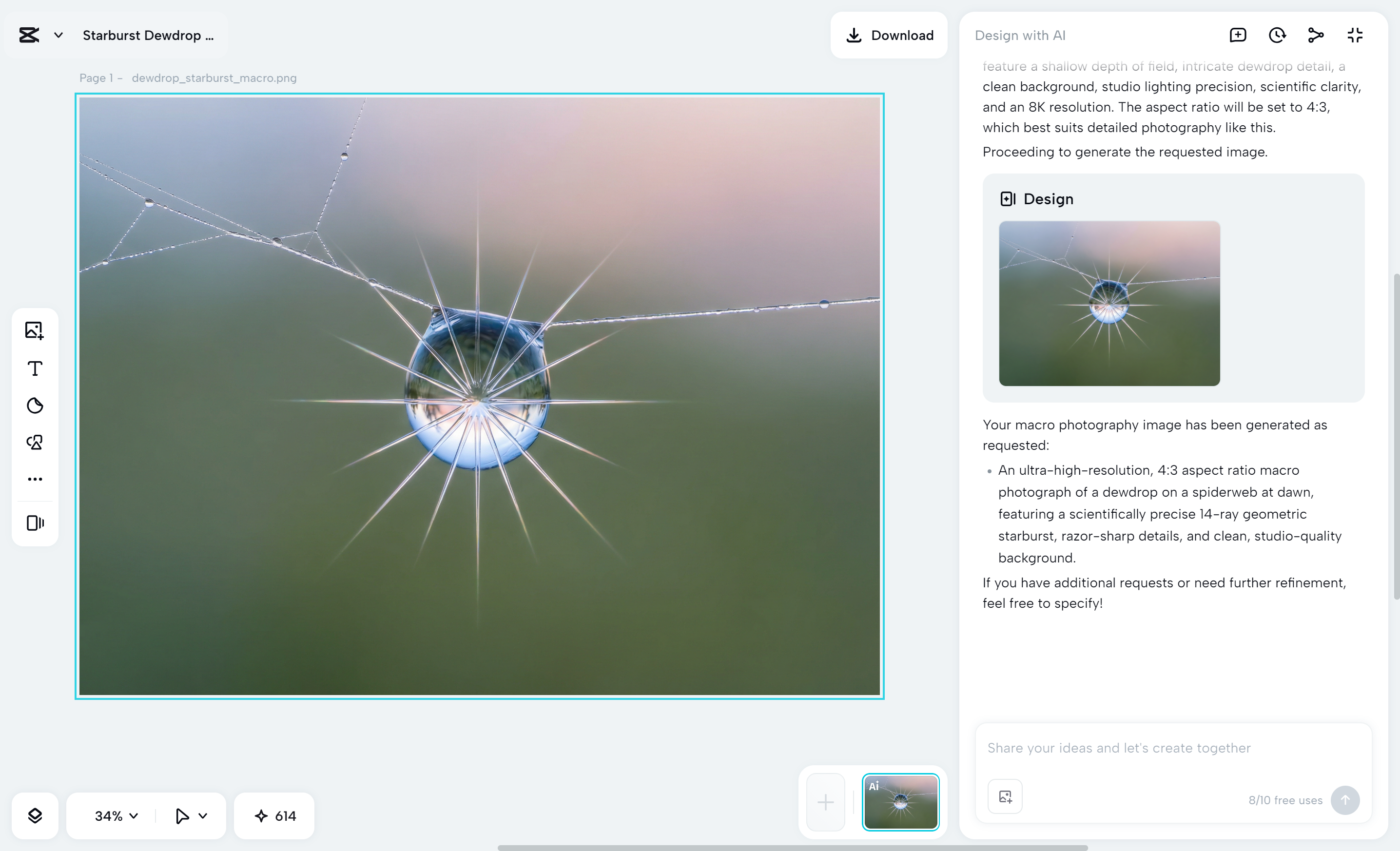 Editing interface of the CapCut desktop video editor