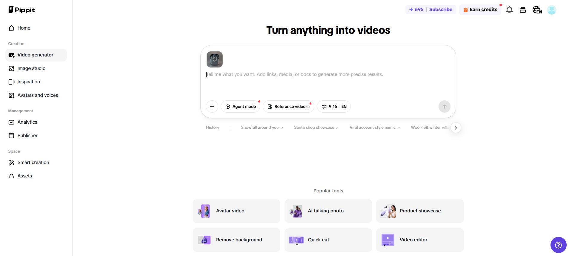 Trình tạo video AI