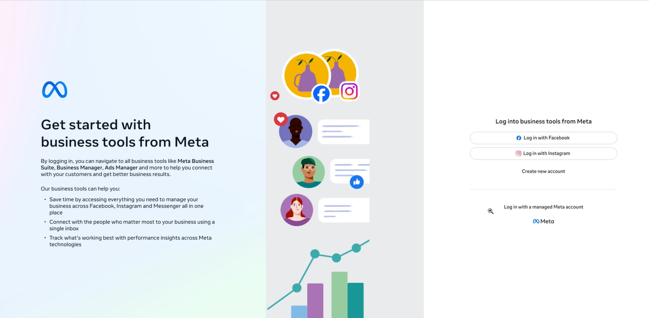 Image showing how to create your Meda ad account