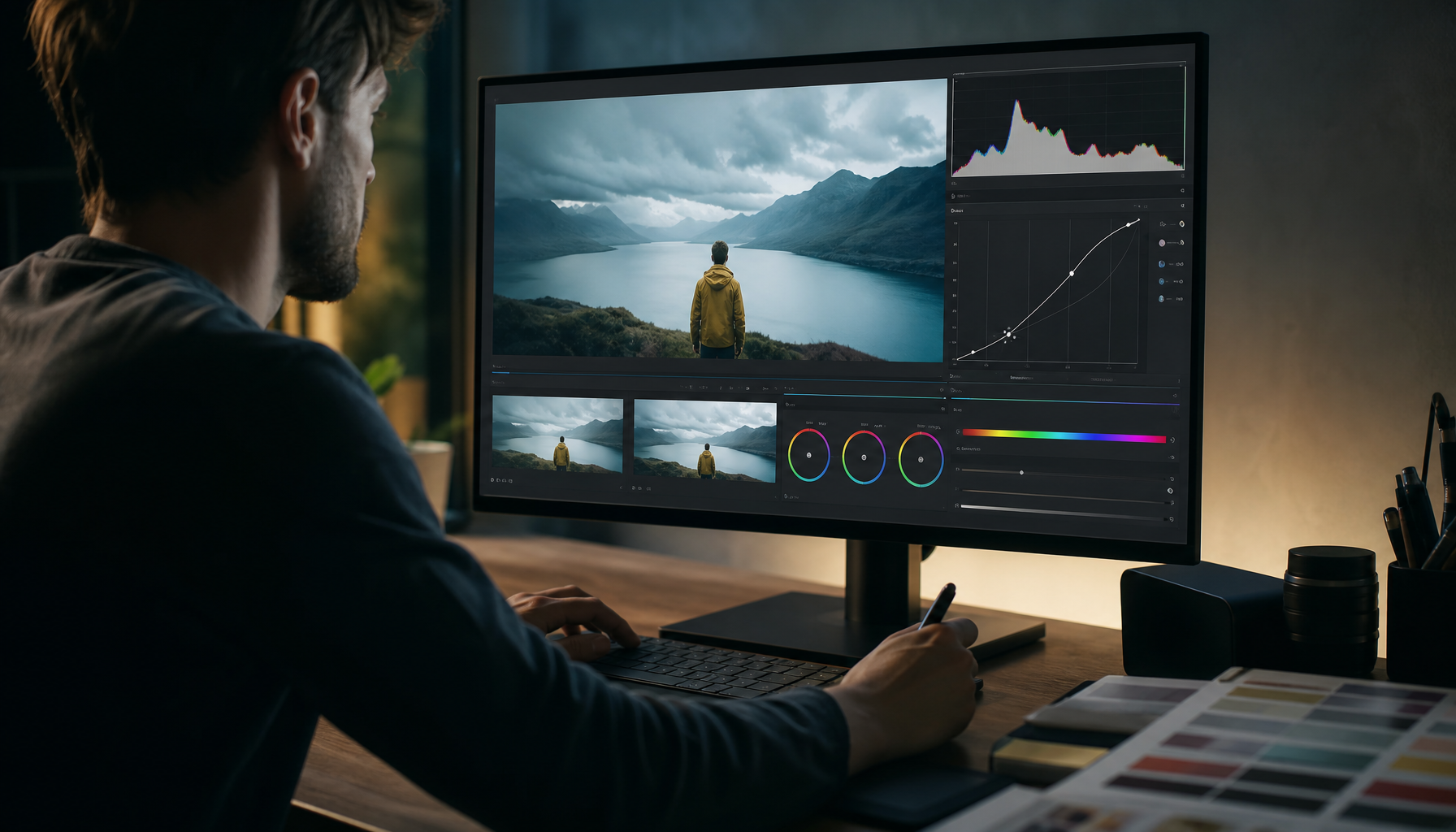How to Use Curves Adjustment for Precise Tone and Contrast Control in Video Editing