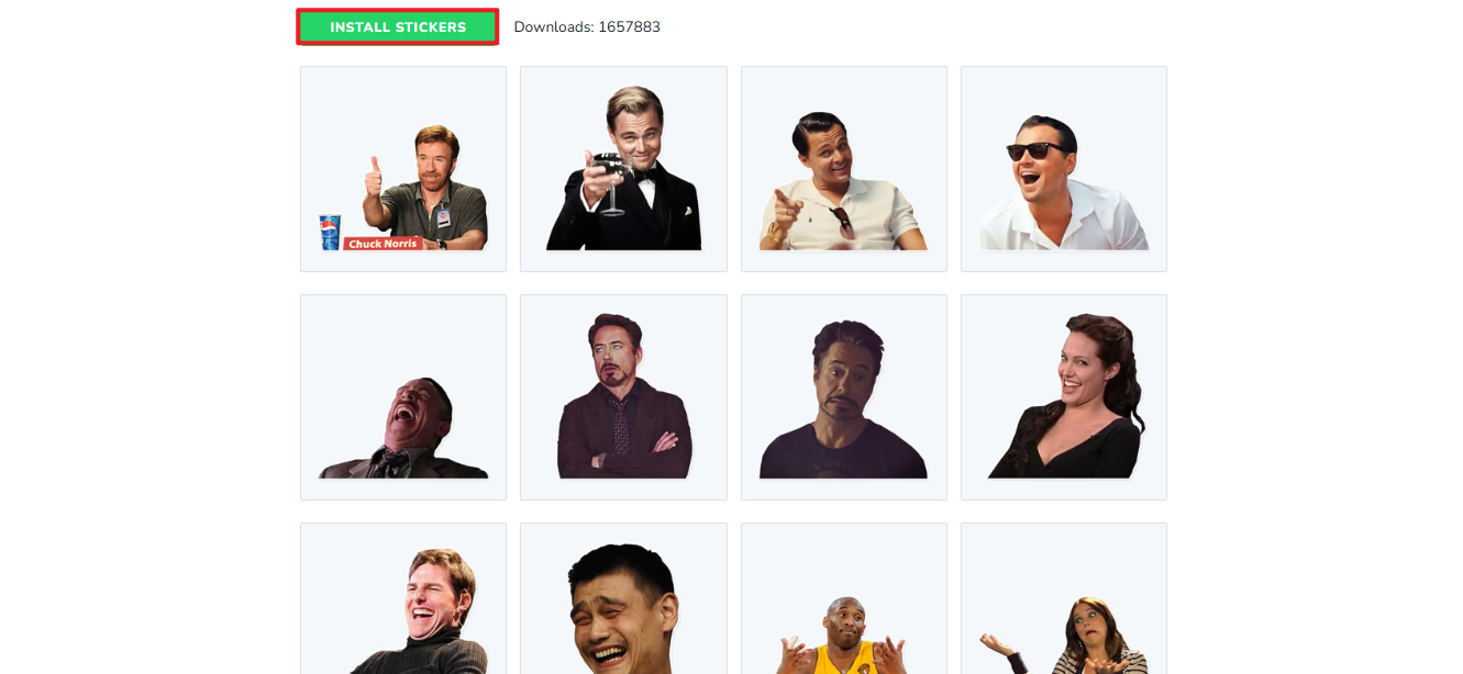 sticker meme WhatsApp