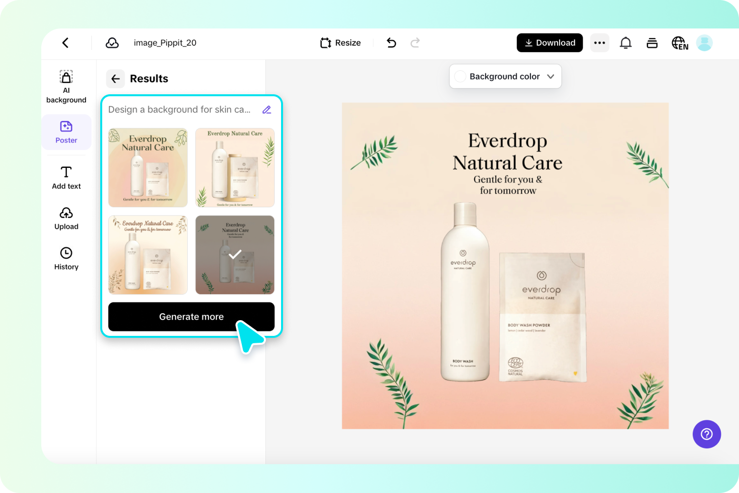 画像を作成してカスタマイズする