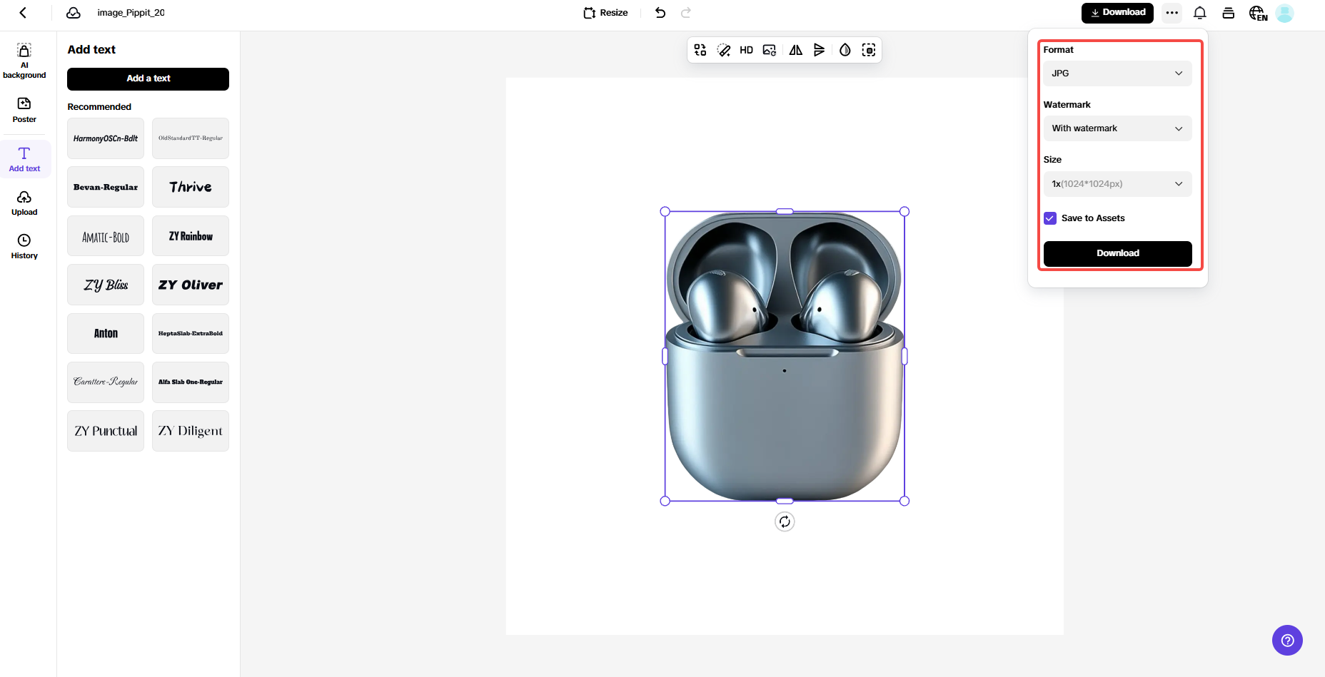 Download and publish