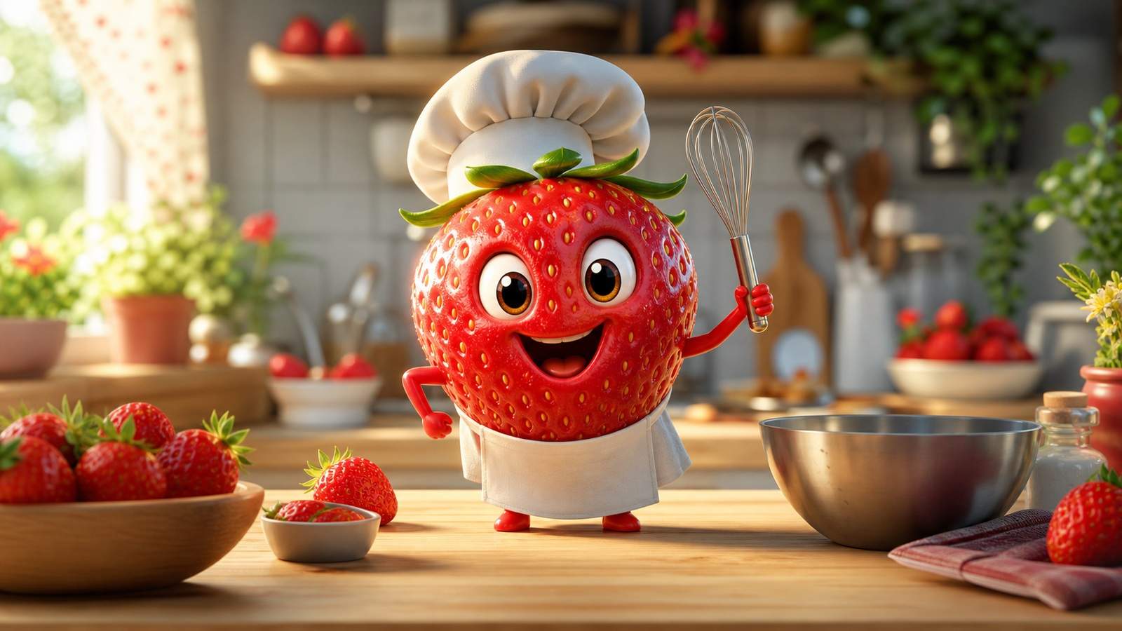 AI Fruit Character Prompt example created for Dreamina