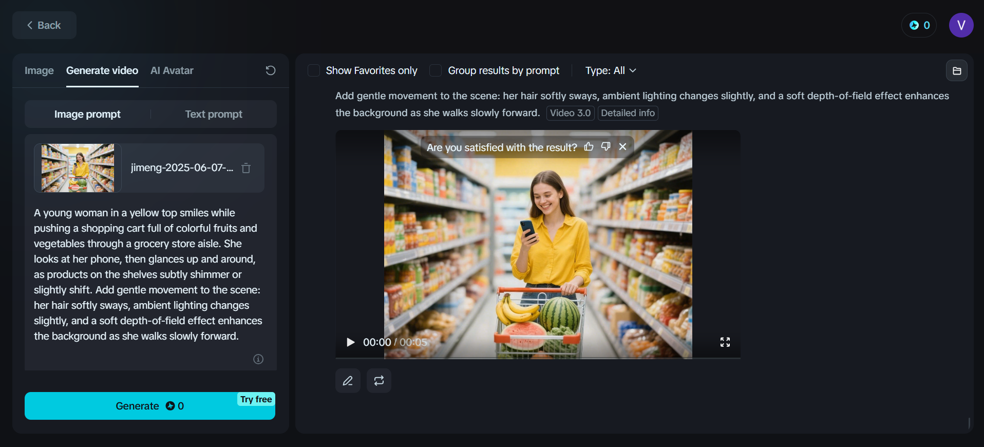 Générateur d'image à vidéo