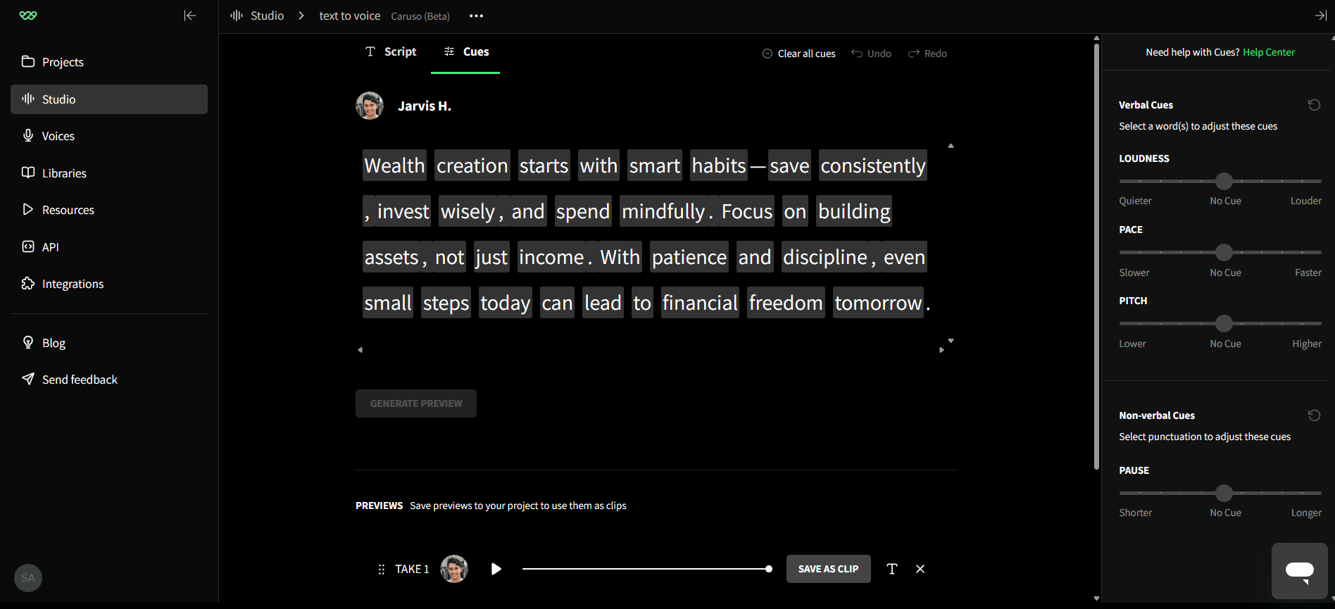 Realistic robot voice with WellSaid Labs