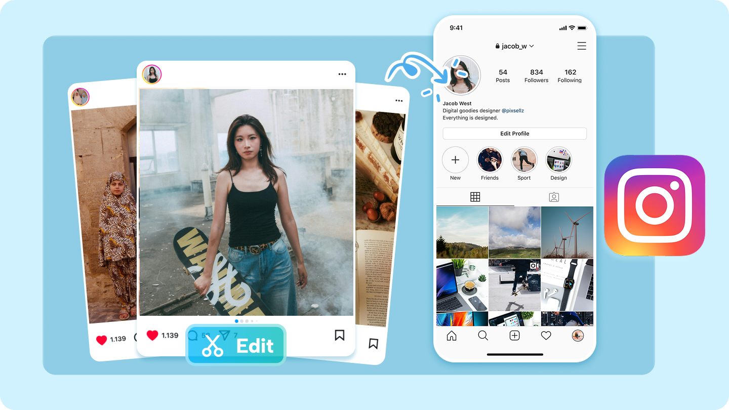 instagram carousel
