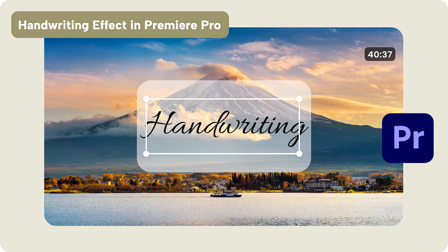 Handschrift-Effekt Premiere pro