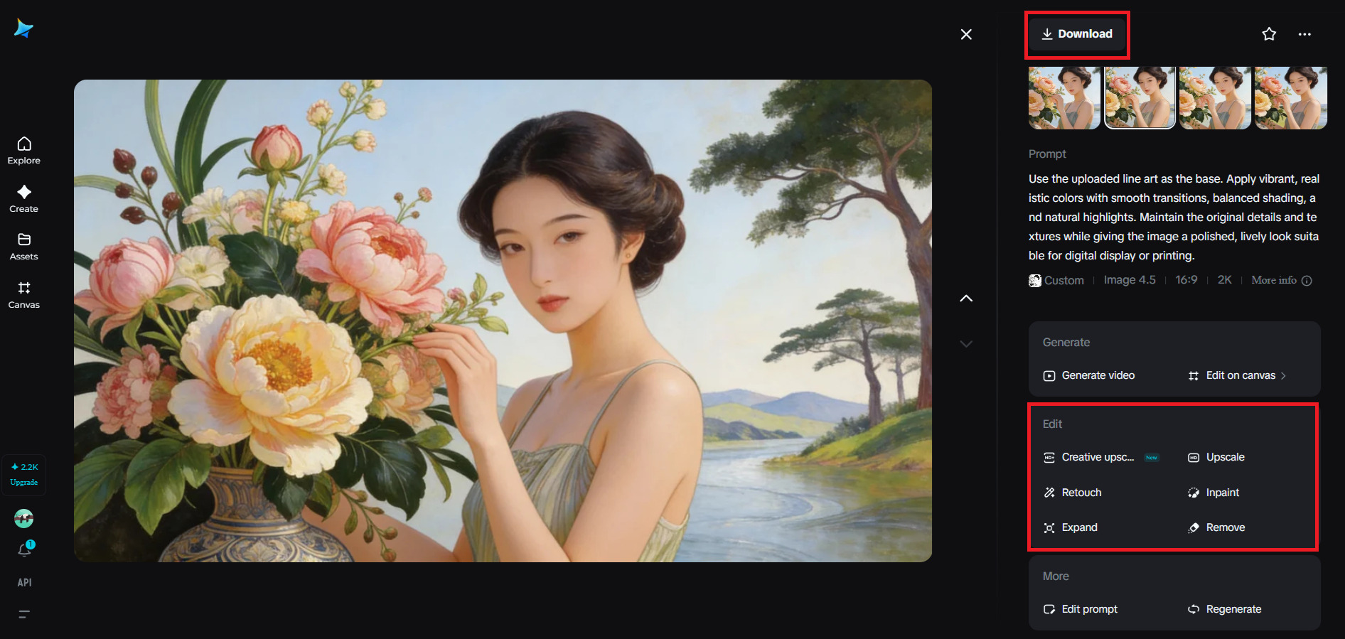 Tinjau, perbaiki, dan unduh