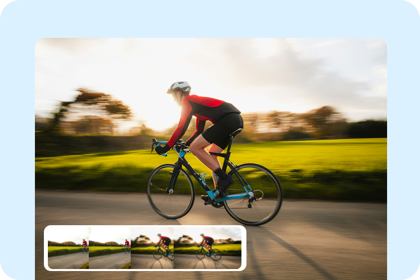 CapCut's motion blur effect in movies and short videos