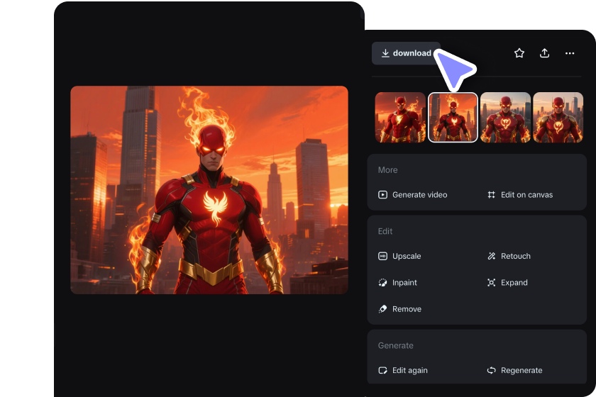 unduh pahlawan super Anda