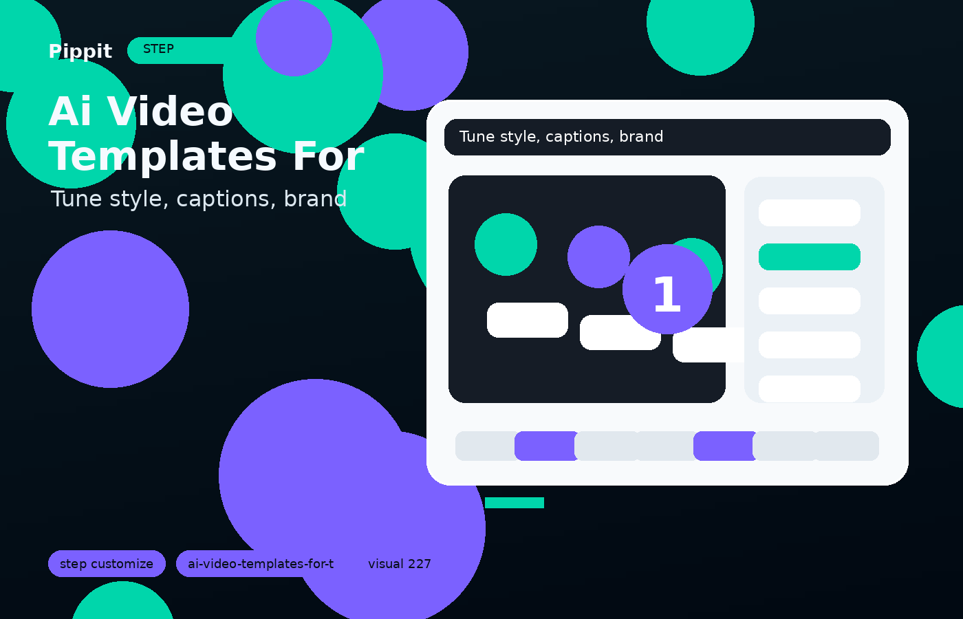 ai video templates for tiktok customization workflow in Pippit