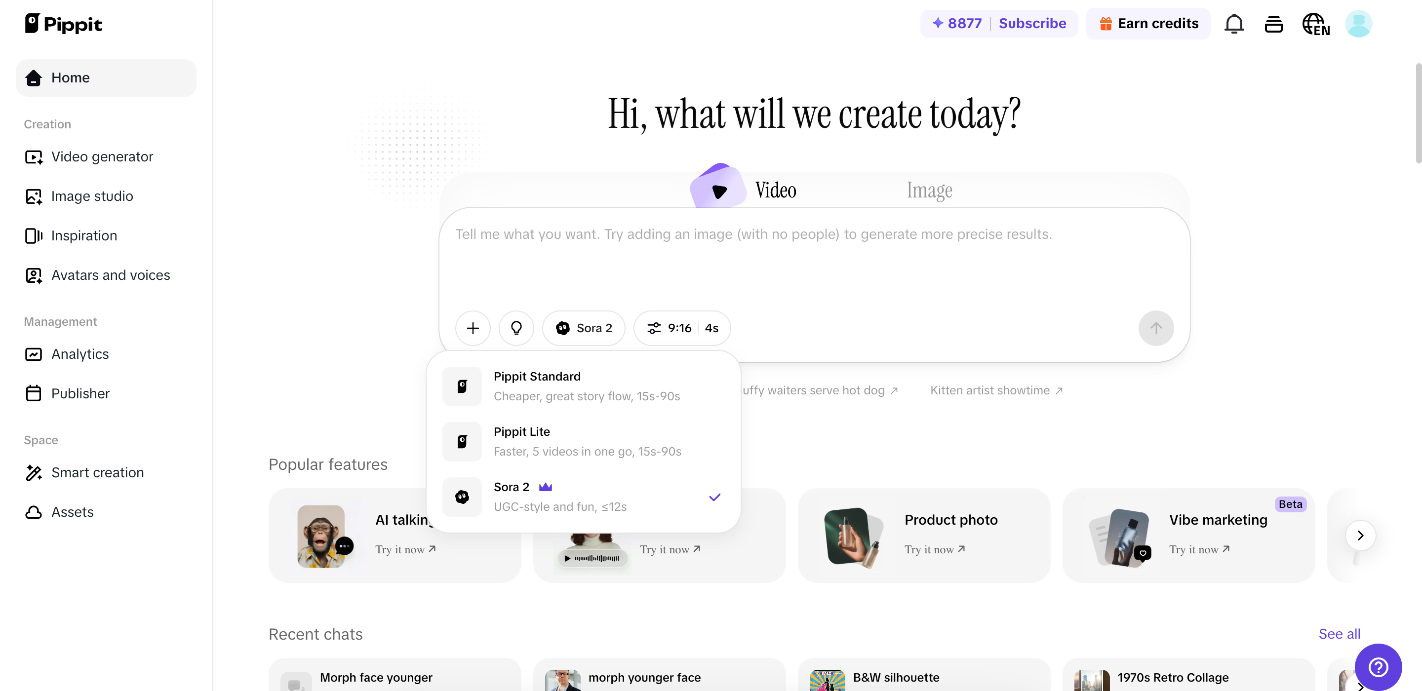Inicia sesión en Pippit