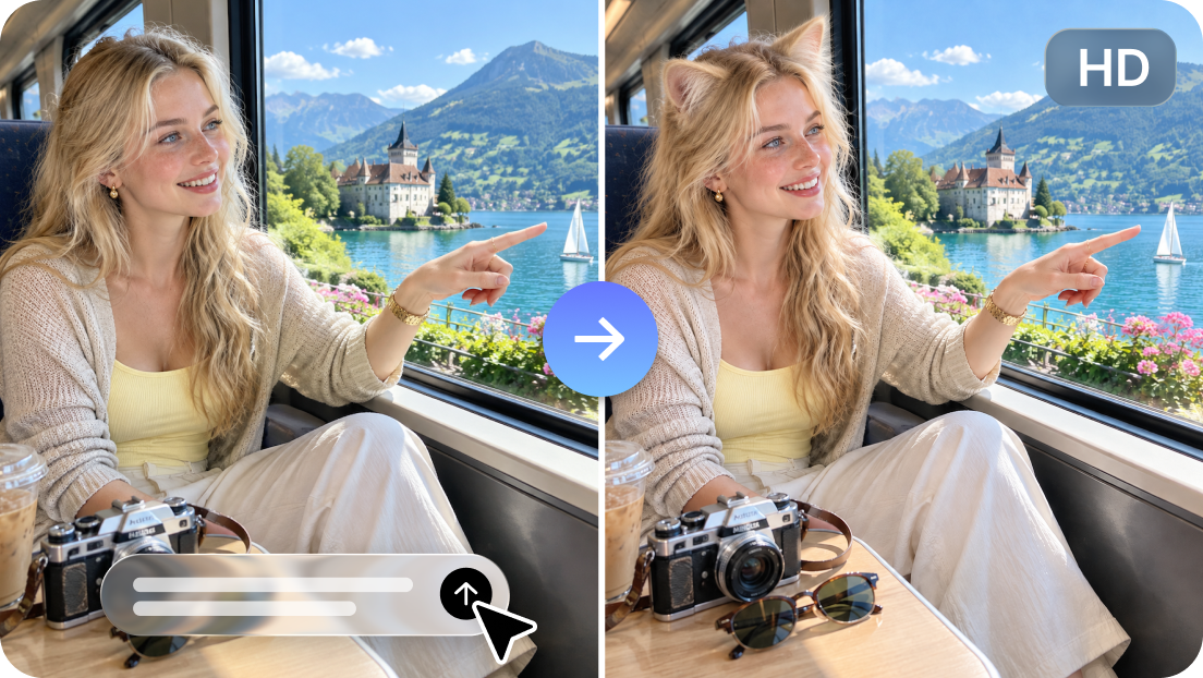 Mise à l'échelle HD pour une retouche nette des portraits