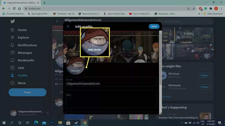 Select the new image