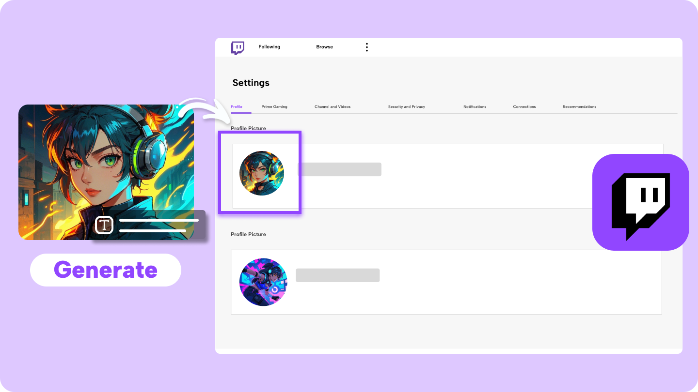 Twitch profile picture