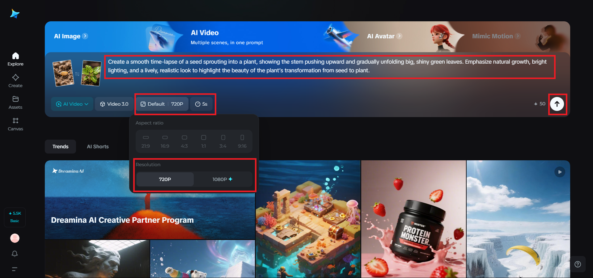 Write the prompt and generate