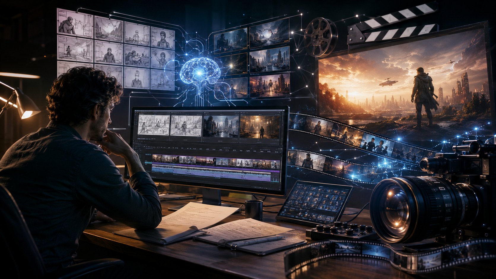 AI movie workflow