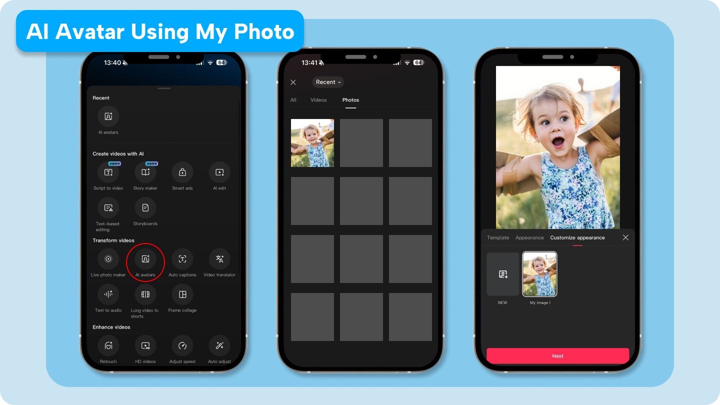 ai avatar using my photo 