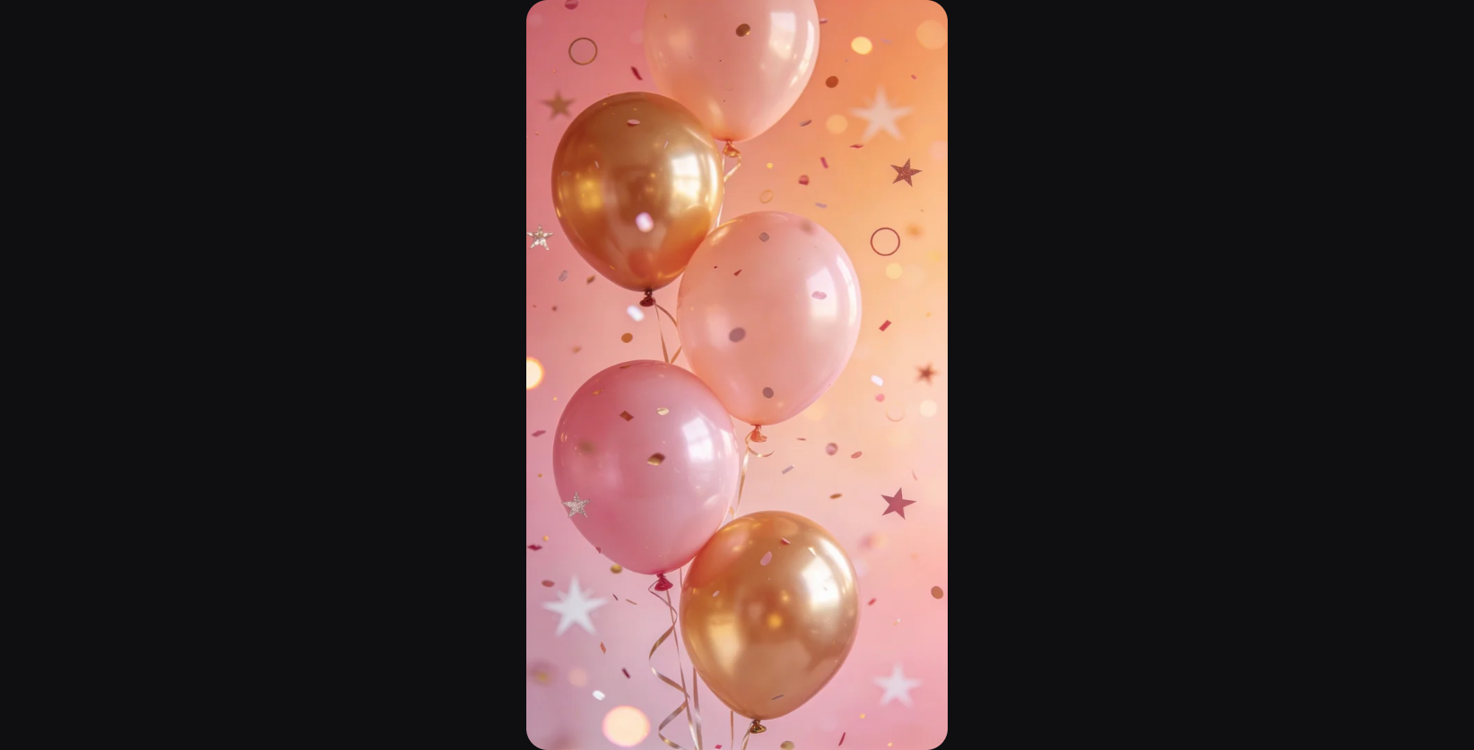 Birthday celebration backdrop