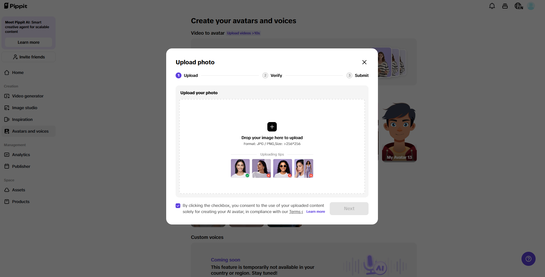 Generate your avatar