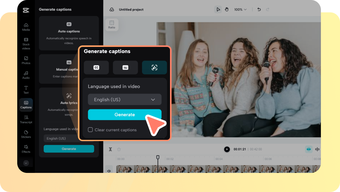 Interfáz sencilla de usar para una traducción audiovisual sin esfuerzo