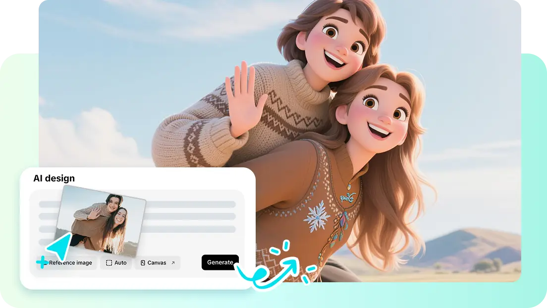 Instant product poster generation