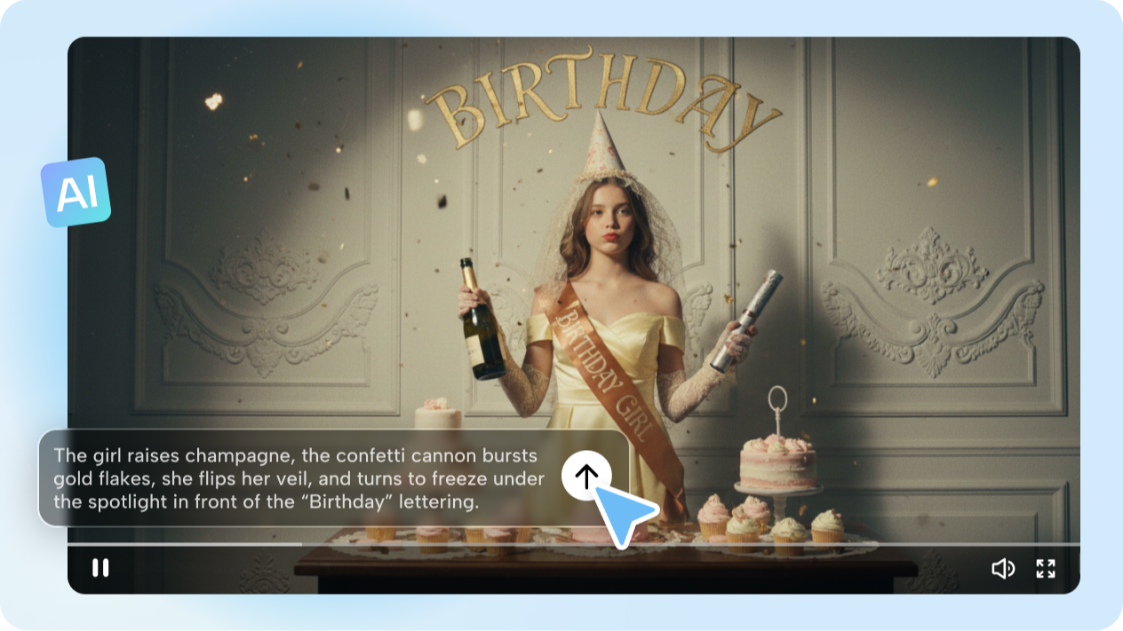 Doğum günü fotoğraflarını kişiselleştirilmiş video haraçlarına canlandırın