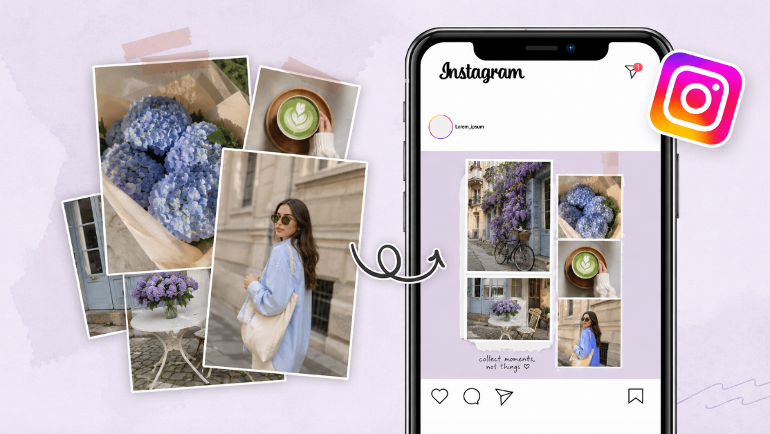 Postare de imagini multiple pe Instagram
