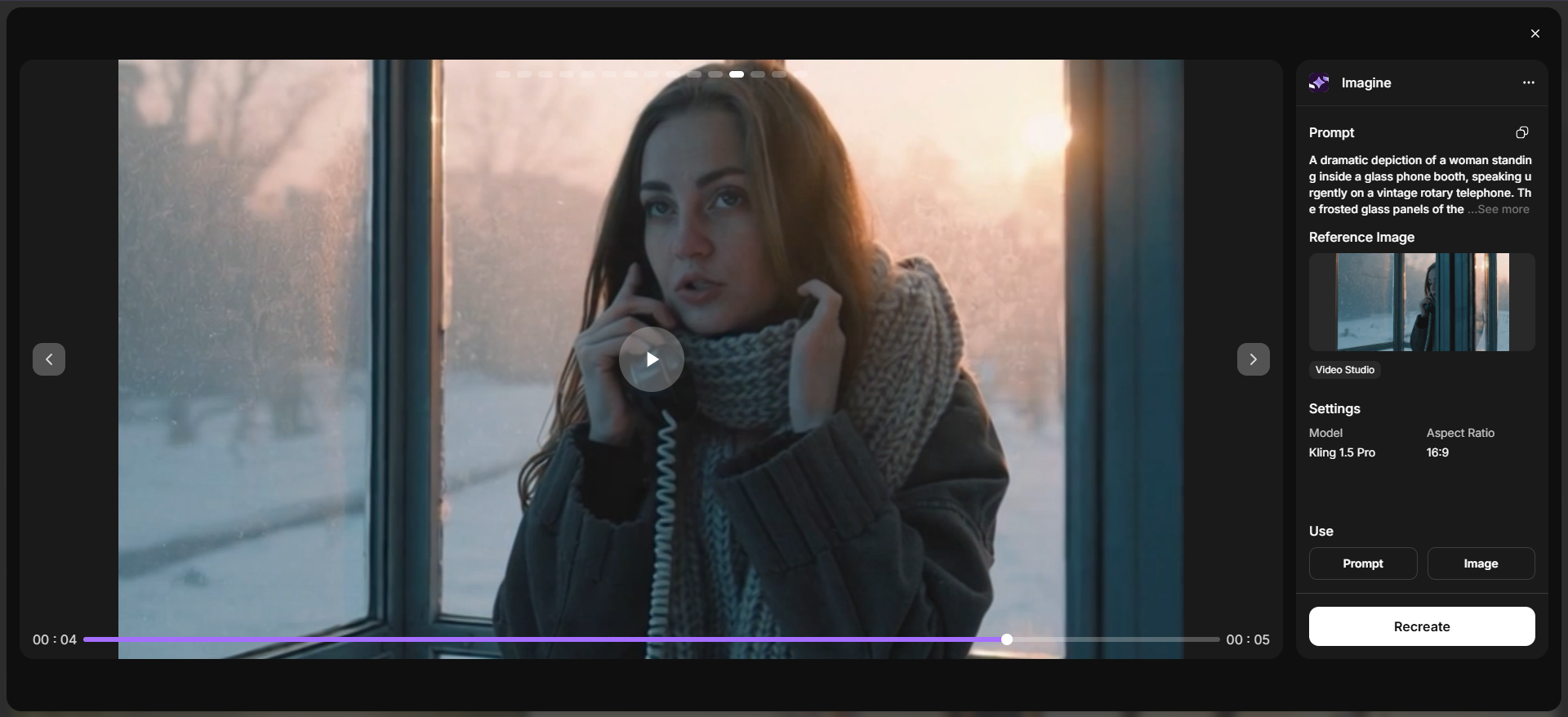 Vídeo de arte gerado por ai