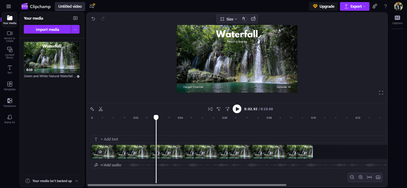 Clipchamp: Kostenloser KI-Videogenerator mit Voiceover