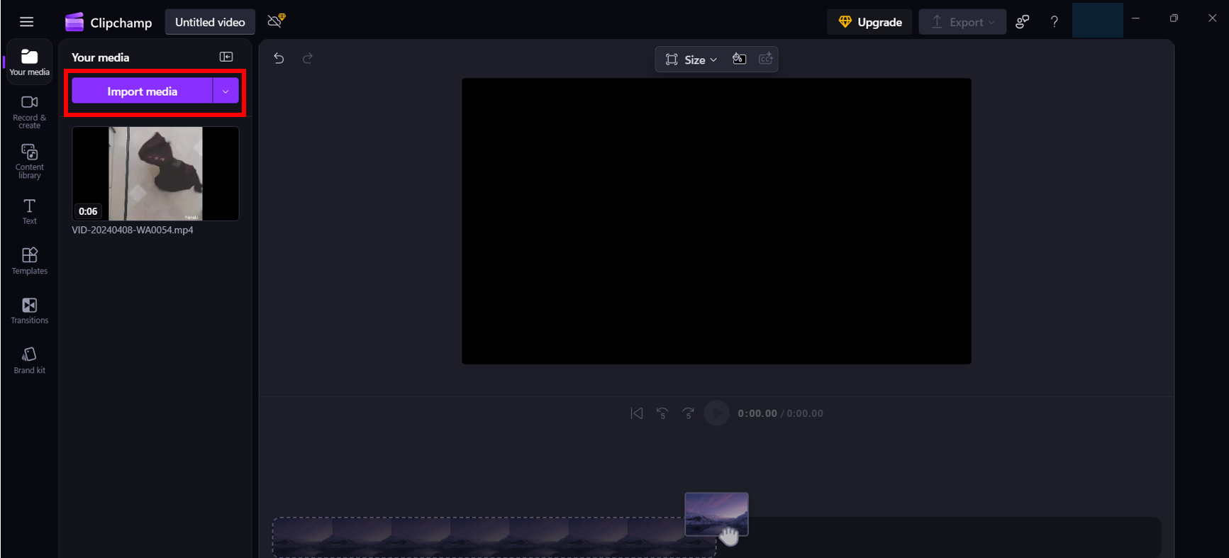 Tải video của bạn lên