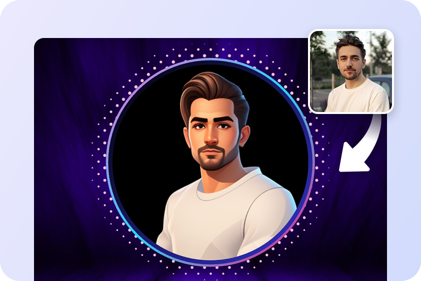 Gaming profile avatar creation