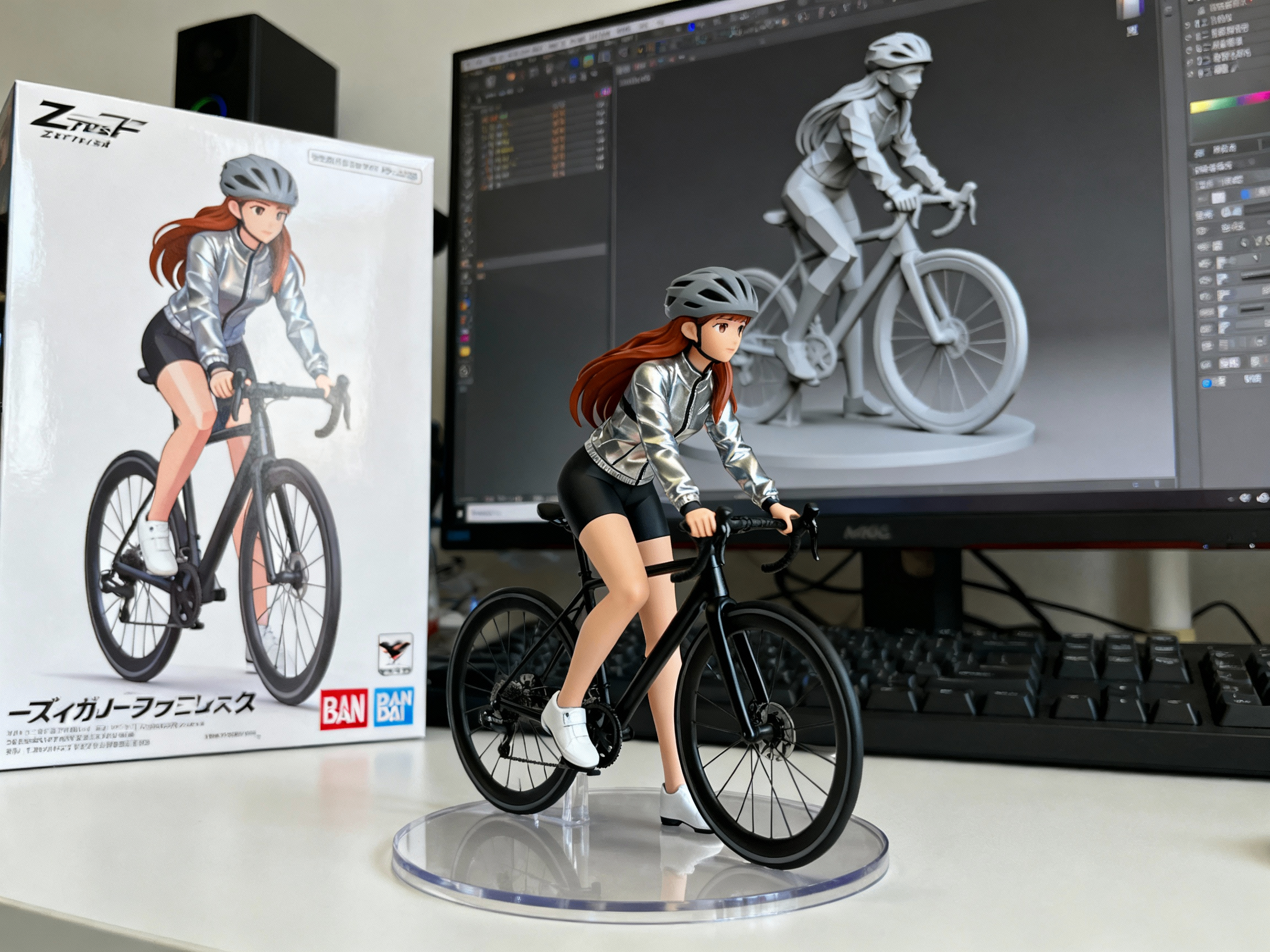 3D figurines style