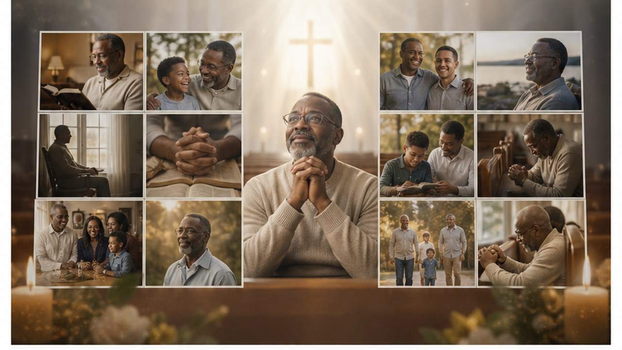 Father's Day Gospel Tribute Video Maker prompt result 2