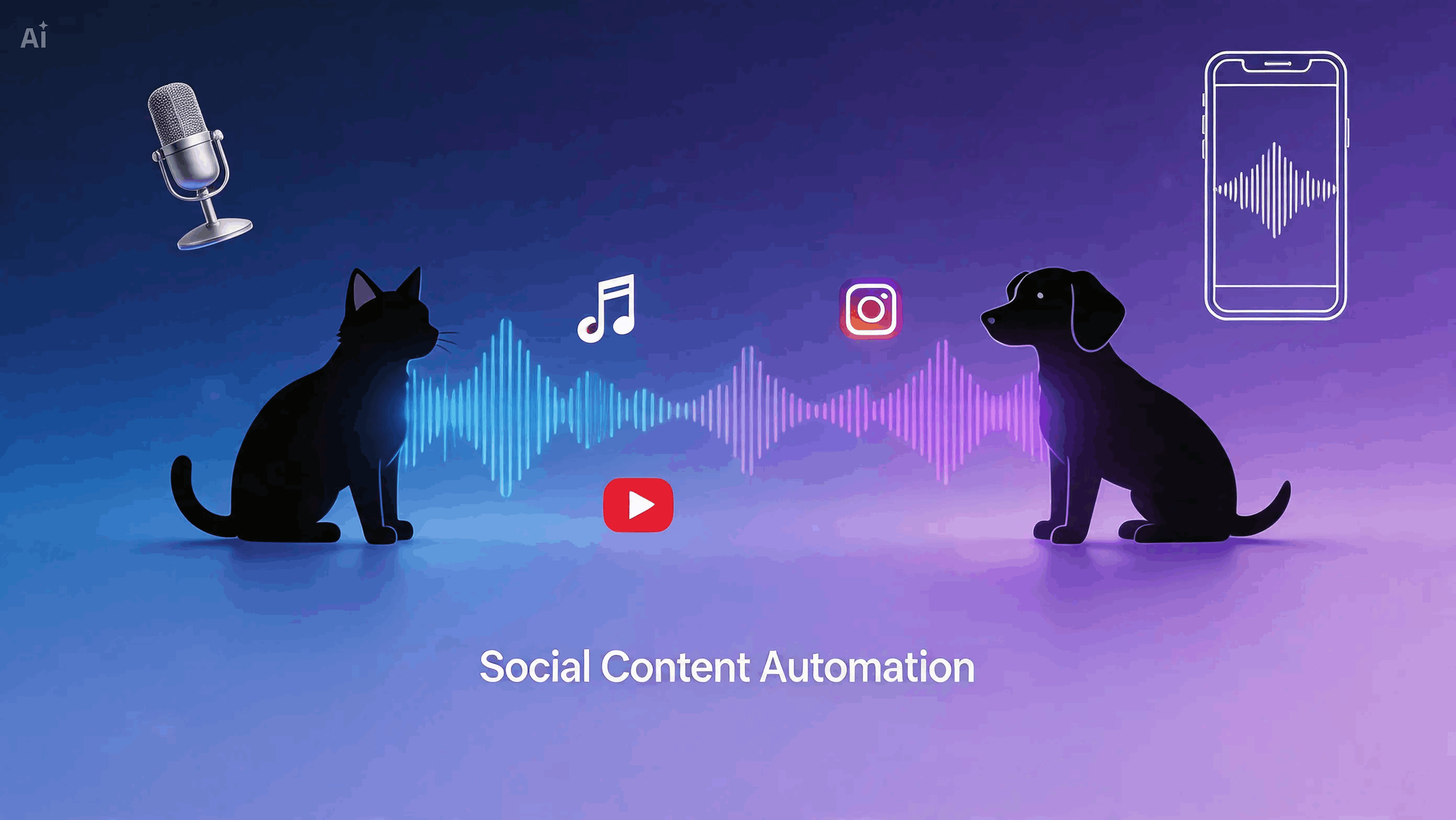 Automatisation du contenu social