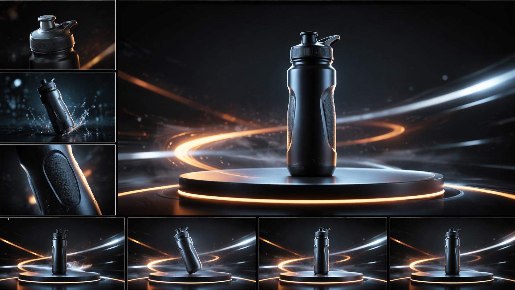 Dreamina veo3 prompt prompt example 2: Dynamic product showcase