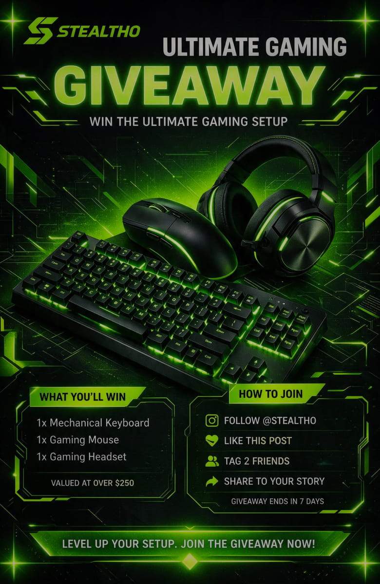 giveaway post