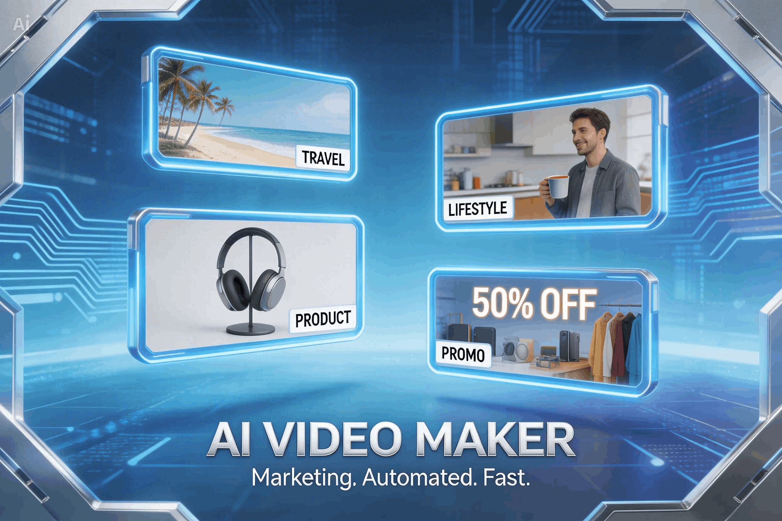 ai video maker desktop Video tiếp thị