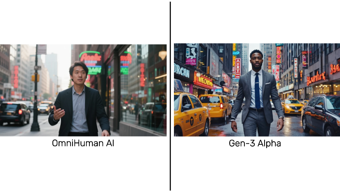 OmniHuman vs Gen-3 Alpha image for Test-5