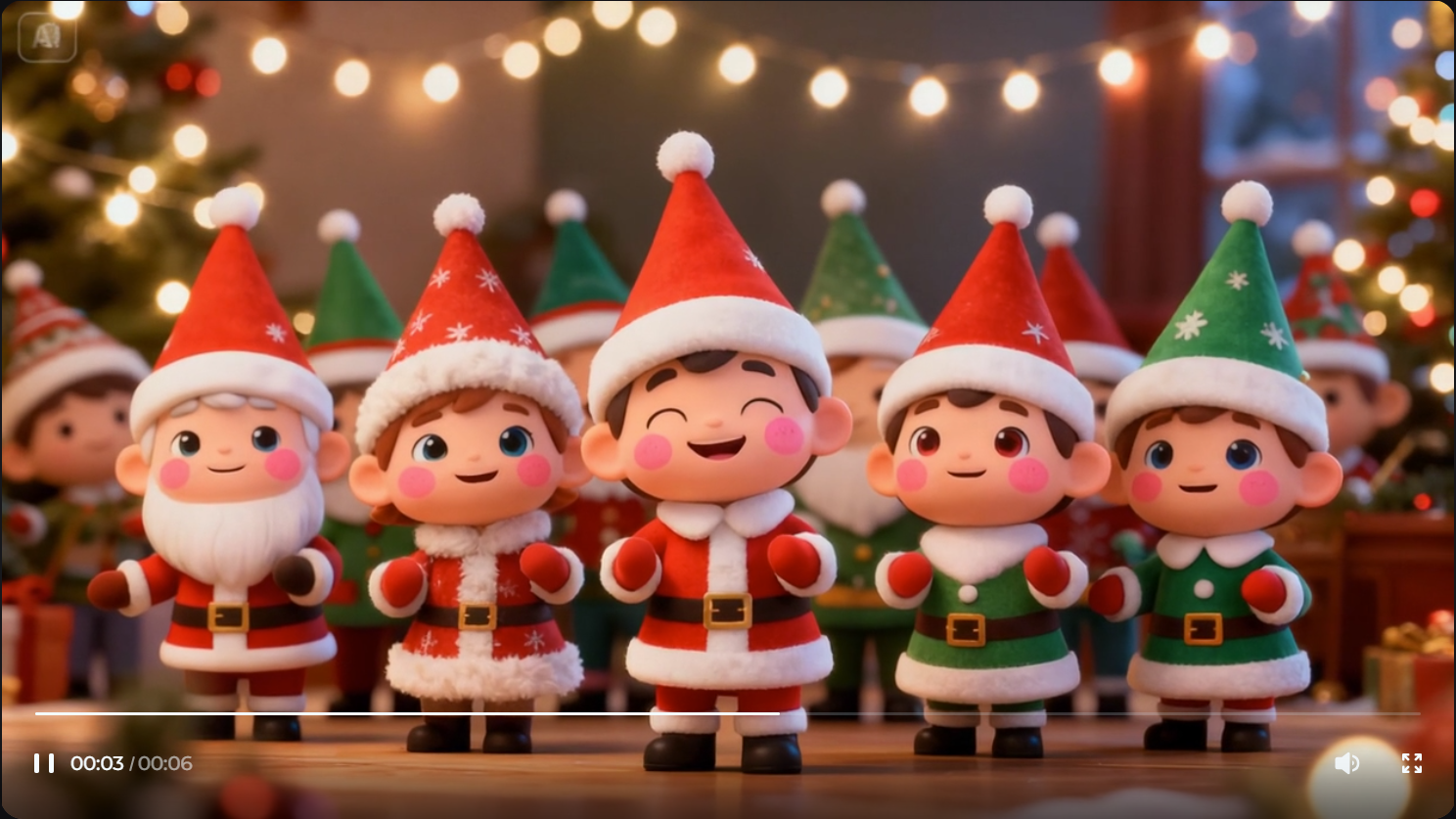 Children's choir elf avatars