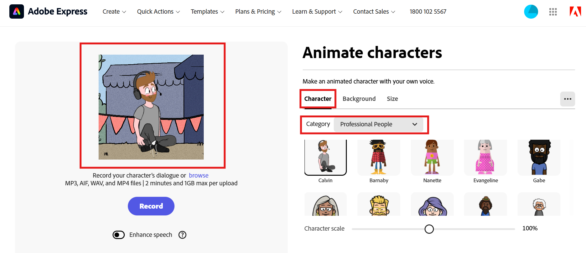 Chọn một nhân vật
