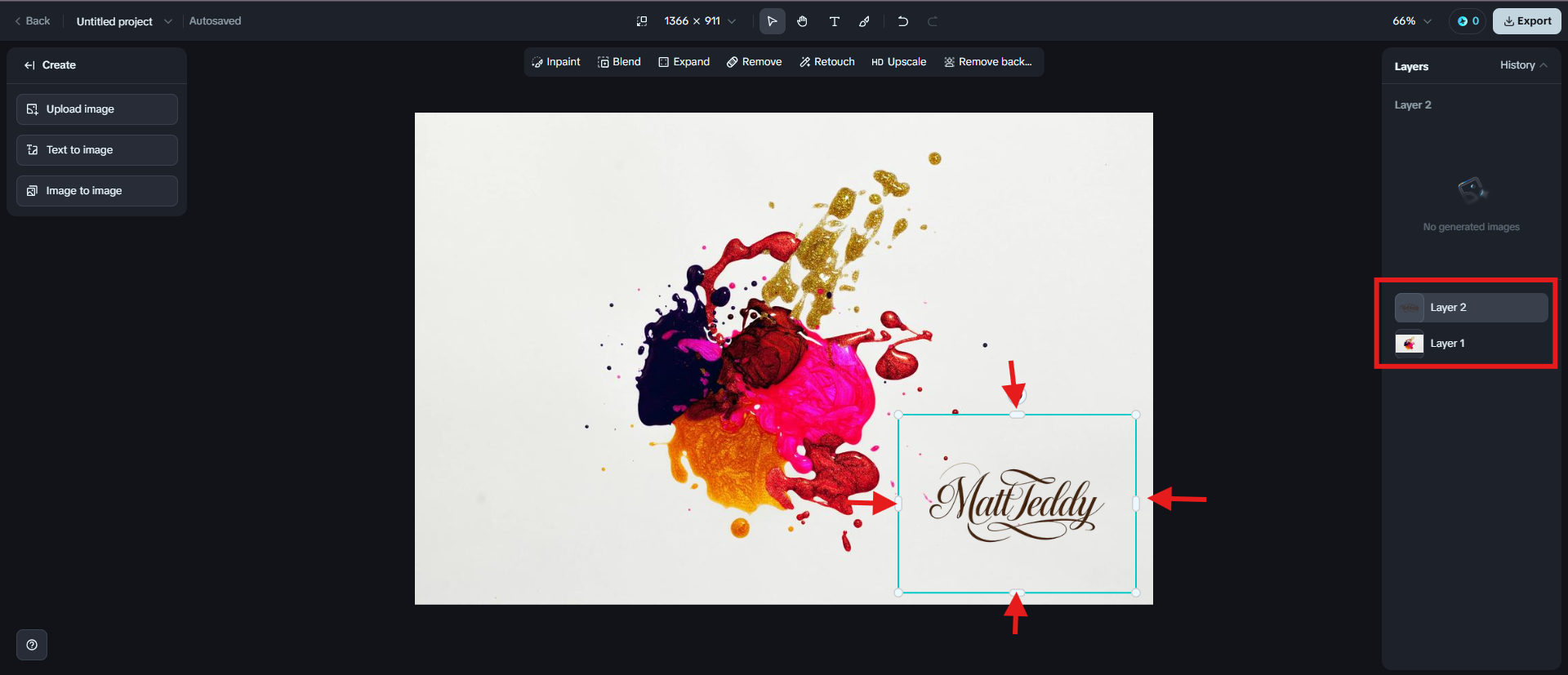 adjust the size of the signature image