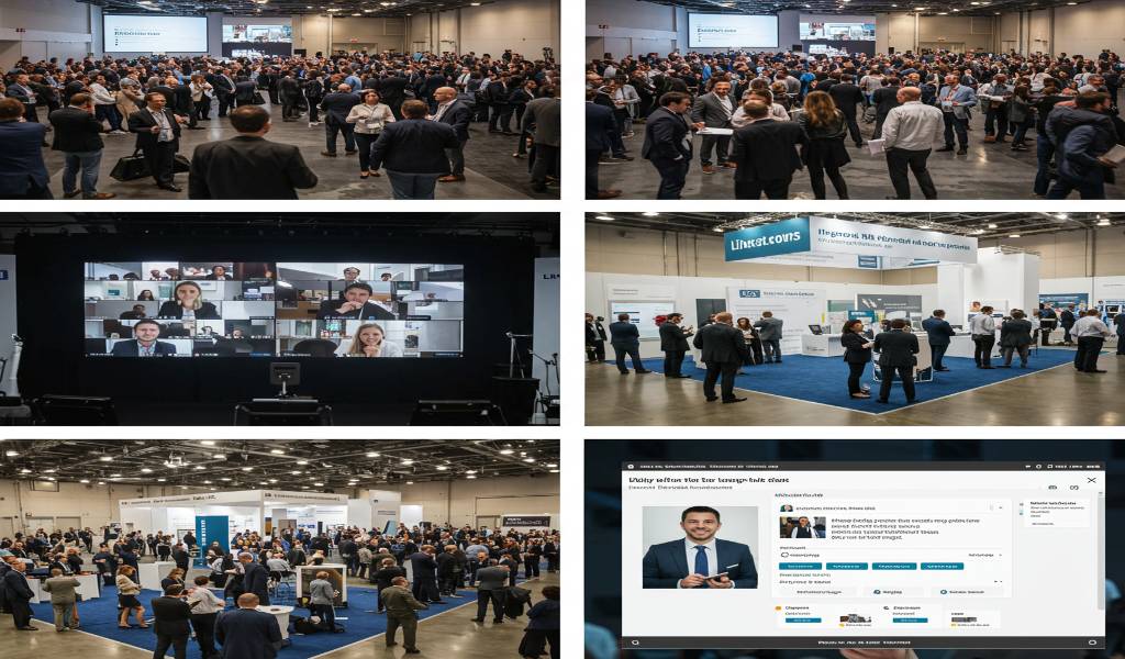 Exemplos de eventos de networking