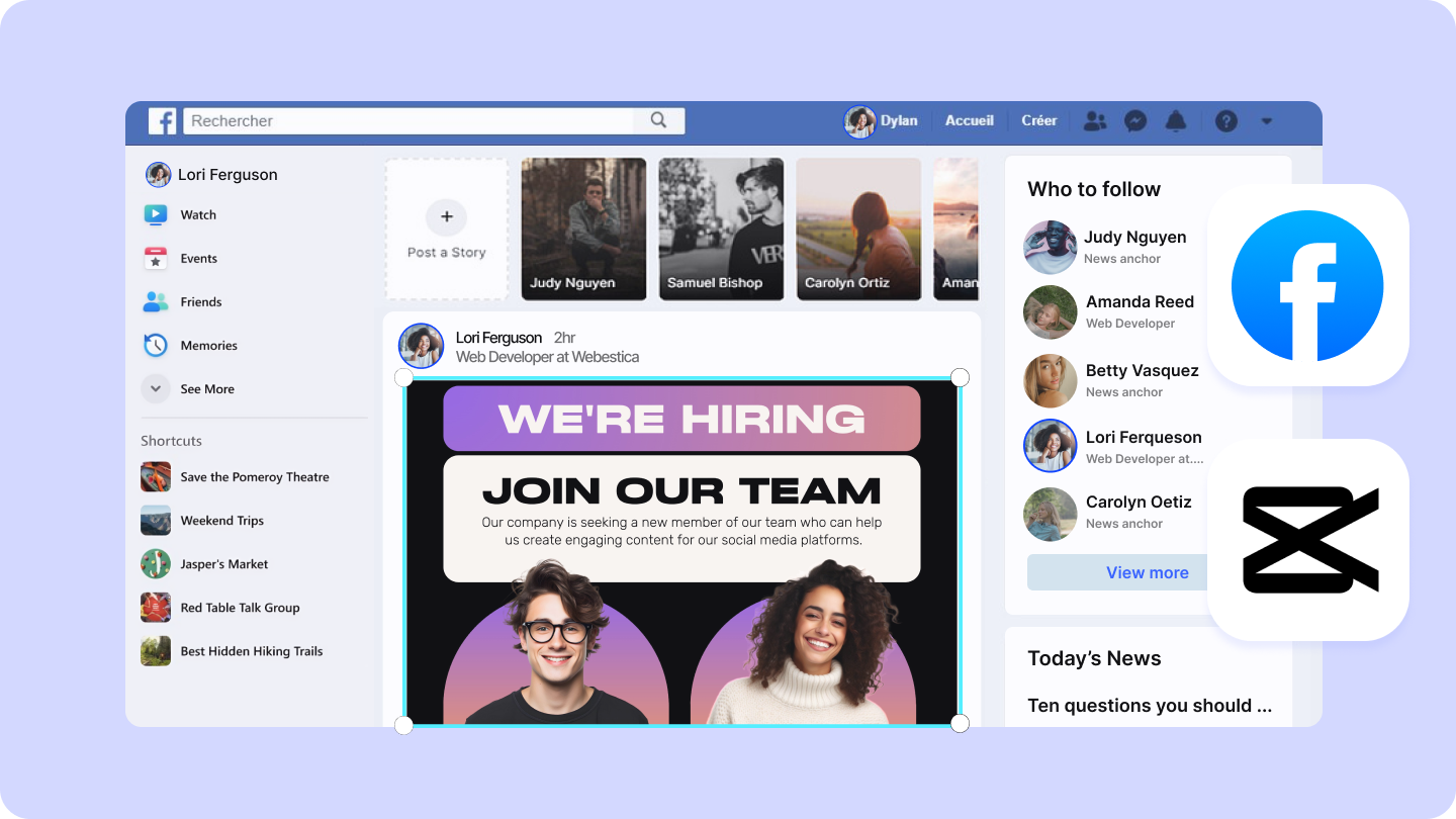 interactive facebook posts