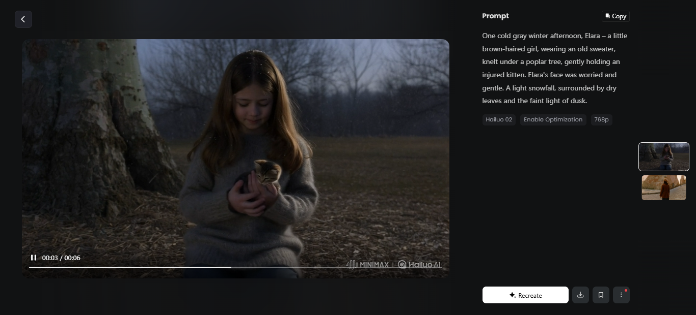 Noul model video MiniMax