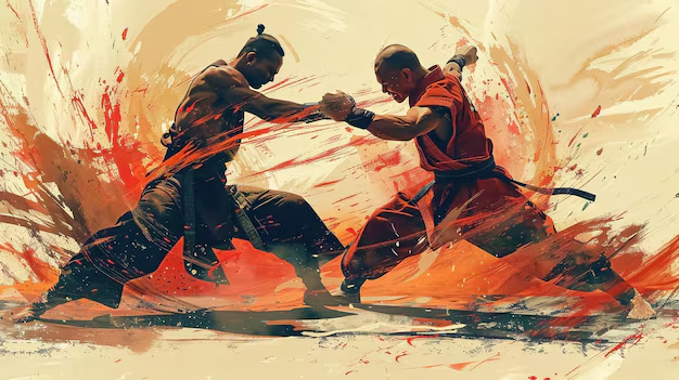 AI anime fight video